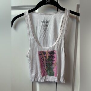 Boys Lie Sick Brain ‘What’s your poison’ Graphic Tank Cropped Ribbed (One Size)